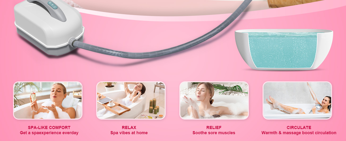 bathtub heater, bubble machine for bath tub, bathtub spa jet for tub, bath spa jet for tub