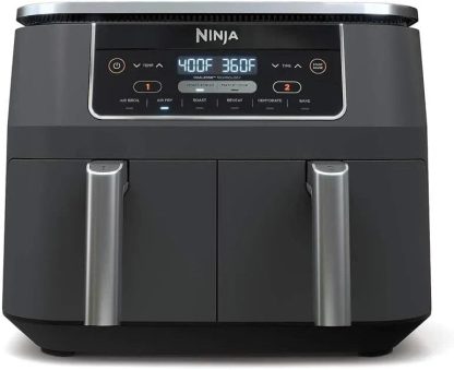 Ninja Foodi 6-in-1 FlexBasket Air Fryer with 7 QT MegaZone Basket Divider for Large Proteins
