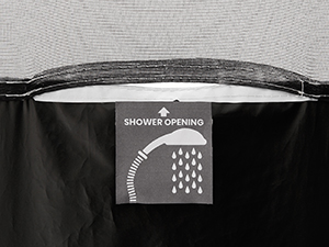 7020 shower opening
