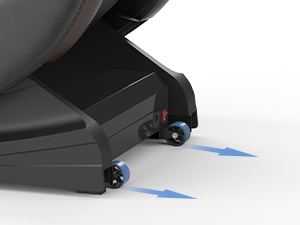 Massage chair wheels