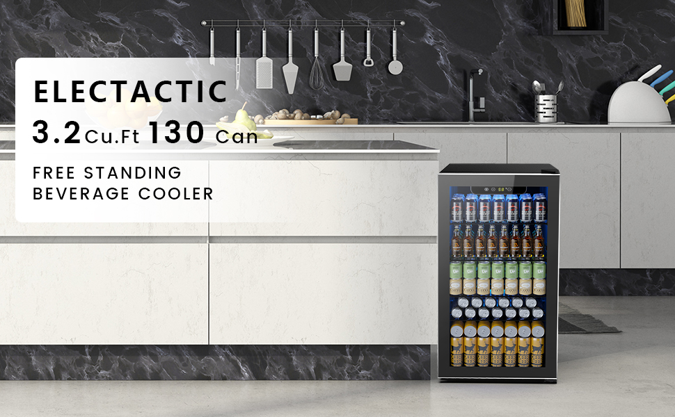 3.2 cuft beverage refrigerator