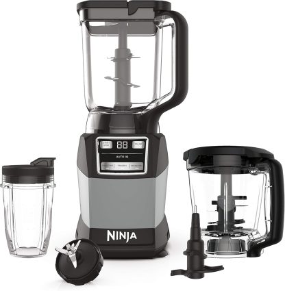 Ninja Blender Compact Kitchen System for Smoothies, Doughs, and Frozen Drinks with Auto-IQ, 72 oz* Blender Jar