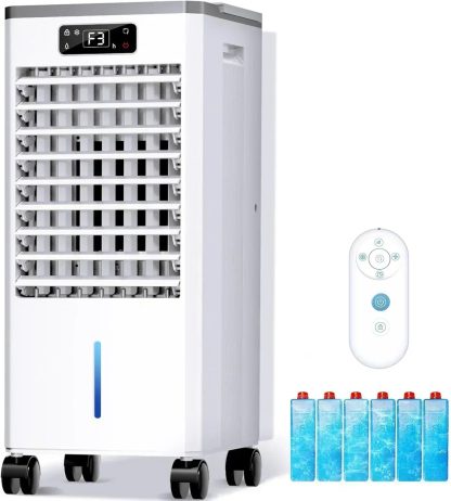 Windowless Portable Air Conditioners Evaporative Air Cooler 3 Modes & 3 Speeds 12H Timer