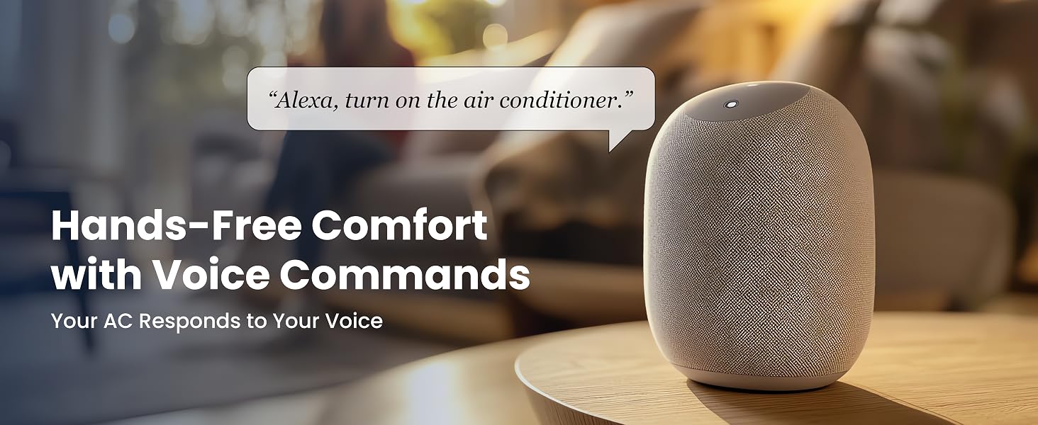 Use Voice Control for your mini split ac/heating system