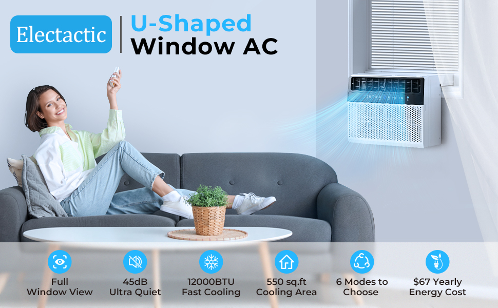 U Shaped Window AC Unit