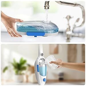 Floor steamer for all floors steam mop