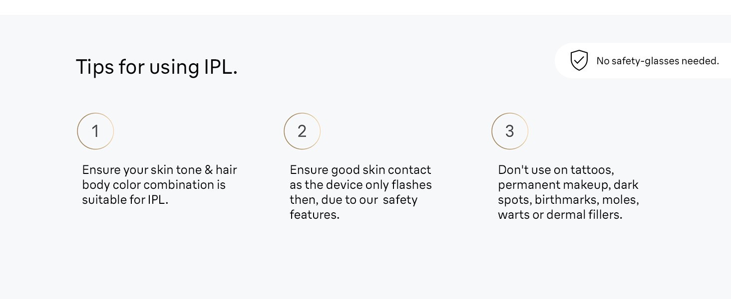 Tips for using Braun Silk expert Pro 5 IPL.