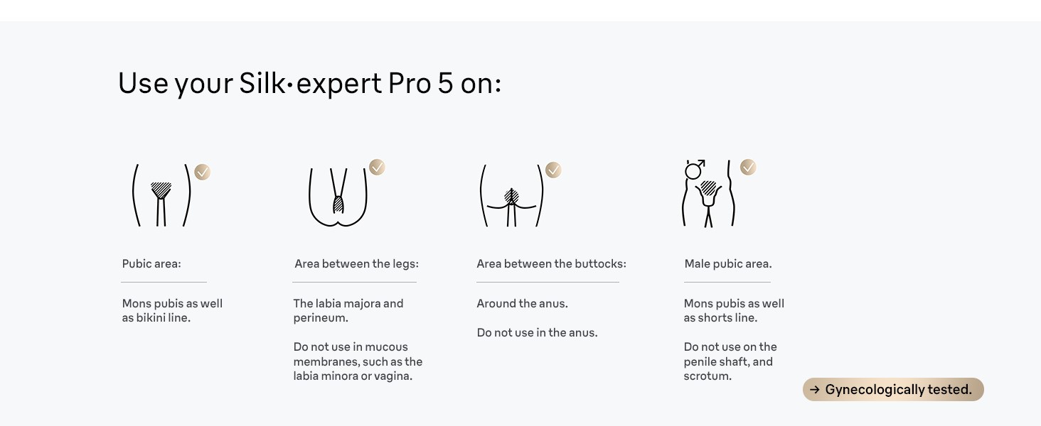 Braun Silk expert Pro 5 IPL is gynecologically tested
