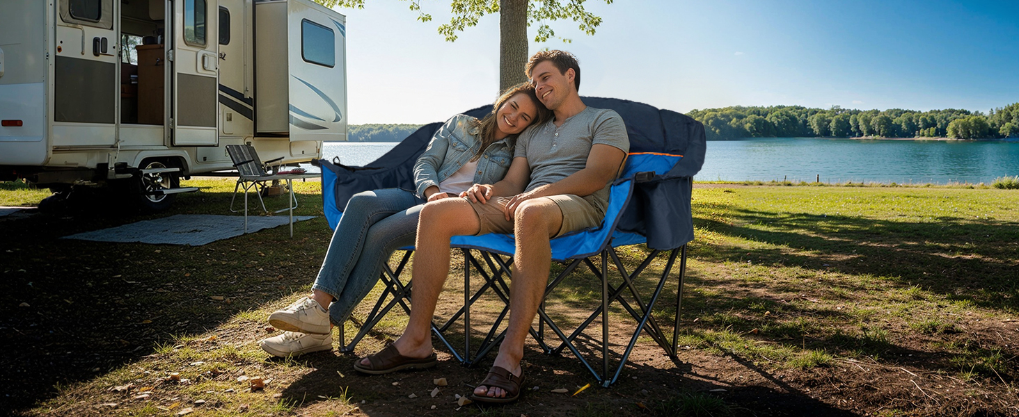 Overmont Oversized Double Camping Chair