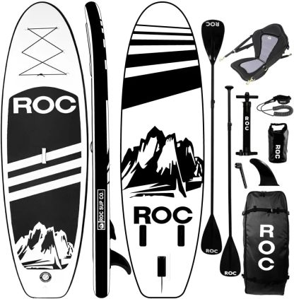 ROC inflatable stand-up paddle board SUP paddle board accessories Anti-slip comfortable deck