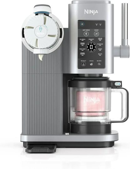 Ninja Swirl by CREAMi Ice Cream and Soft Serve Maker Frozen Yogurt Low Calories Program