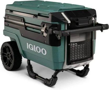70Qt Wheeled Cooler Insulated Hard Shell Ice Chest