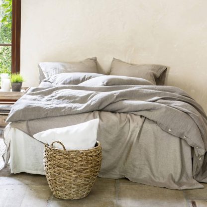 Durable Soft and Breathable Linen Sheet Set 4 Pcs