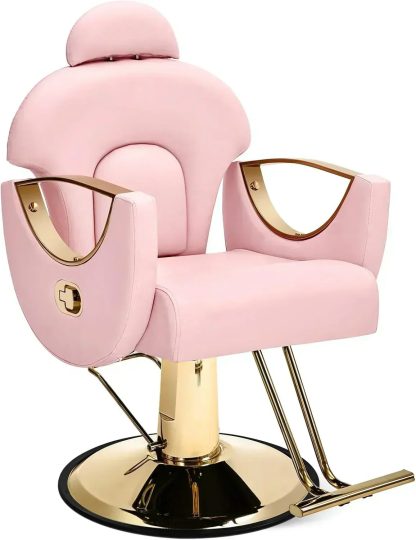 Artist Hand Salon Chair Reclining Barber Chair Oversized Hydraulic Pump Hair Salon Chair