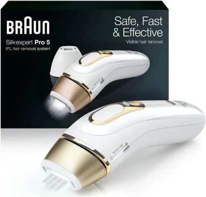 Braun IPL at Home Laser Hair Removal for Women and Men Silk Expert Pro 5 PL5137