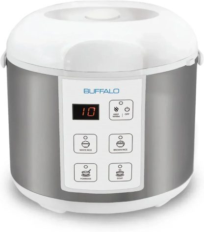 Buffalo Classic Rice Cooker with Composite Stainless Steel Inner Pot - Rice Cookers
