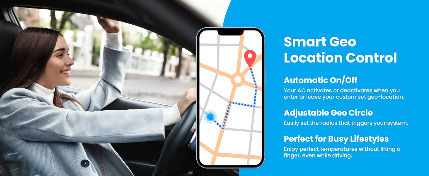 Use Geofencing to Automatically Turn On/Off your Mini split ac/heating system