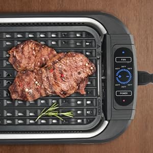 smokeless grill indoor
