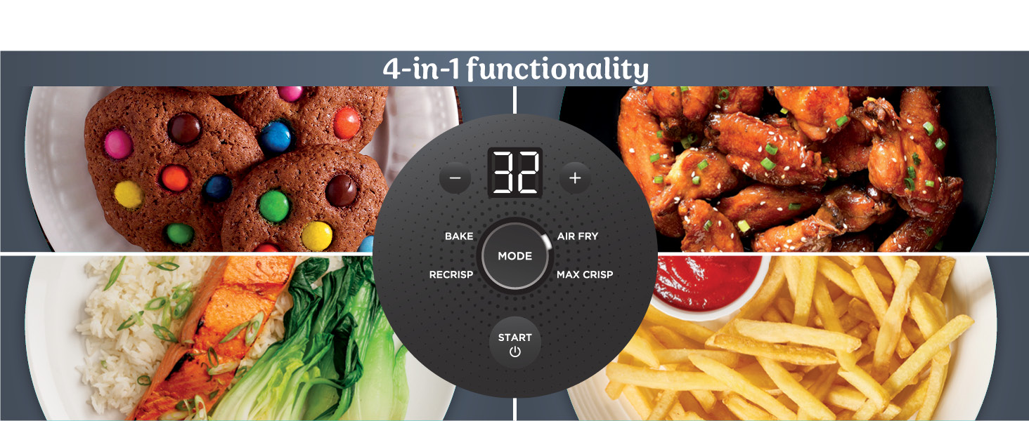 4-in-1 Functionality