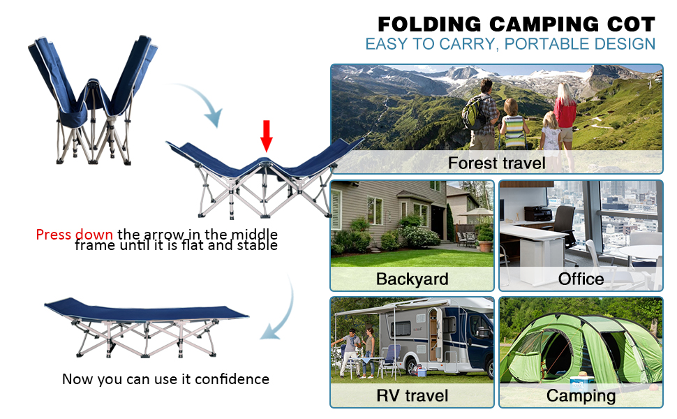cots for sleeping