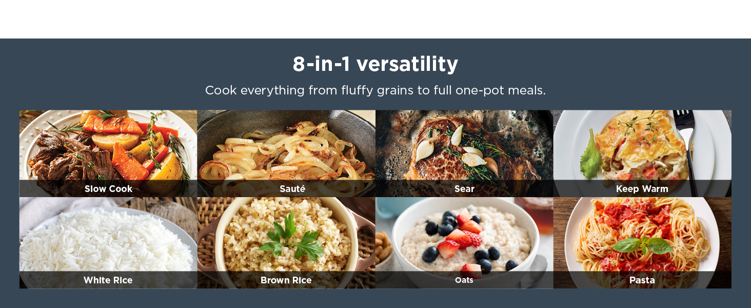 8-in-1 Versatility