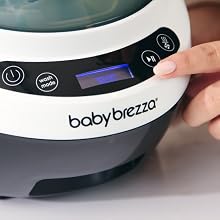 baby brezza bottle washer pro LCD control panel easy to use