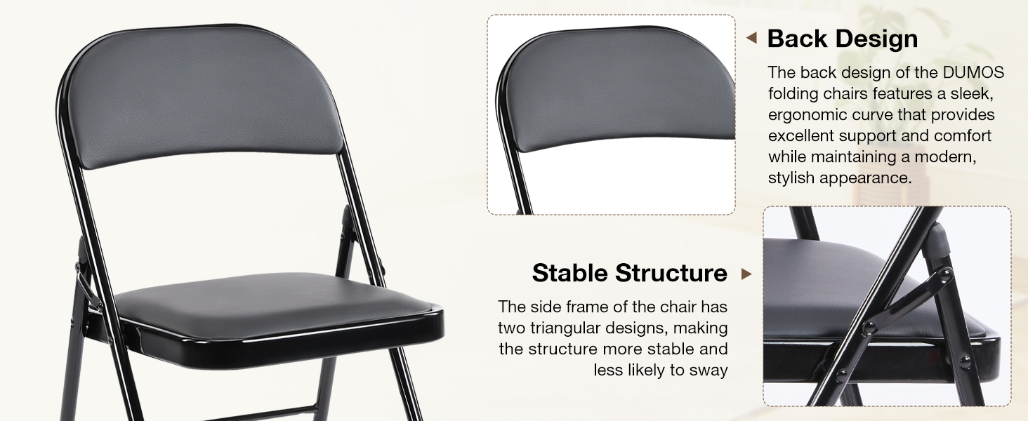 DUMOS folding chair