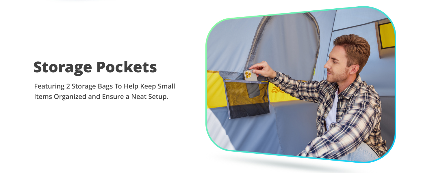 Golabs TE1 Truck Tent - Storage Pockets