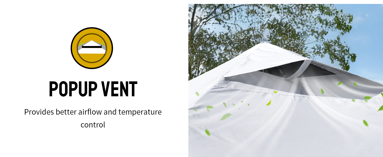 Stay Cool &amp;amp;amp;amp;amp; Steady ?Built-In Vent for Better Airflow