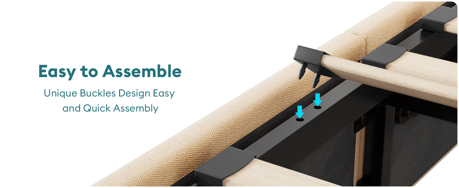 full size bed frame easy assembly
