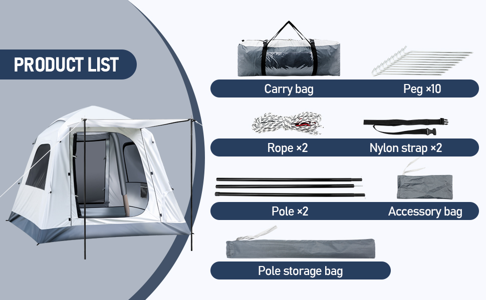 Tent packaging