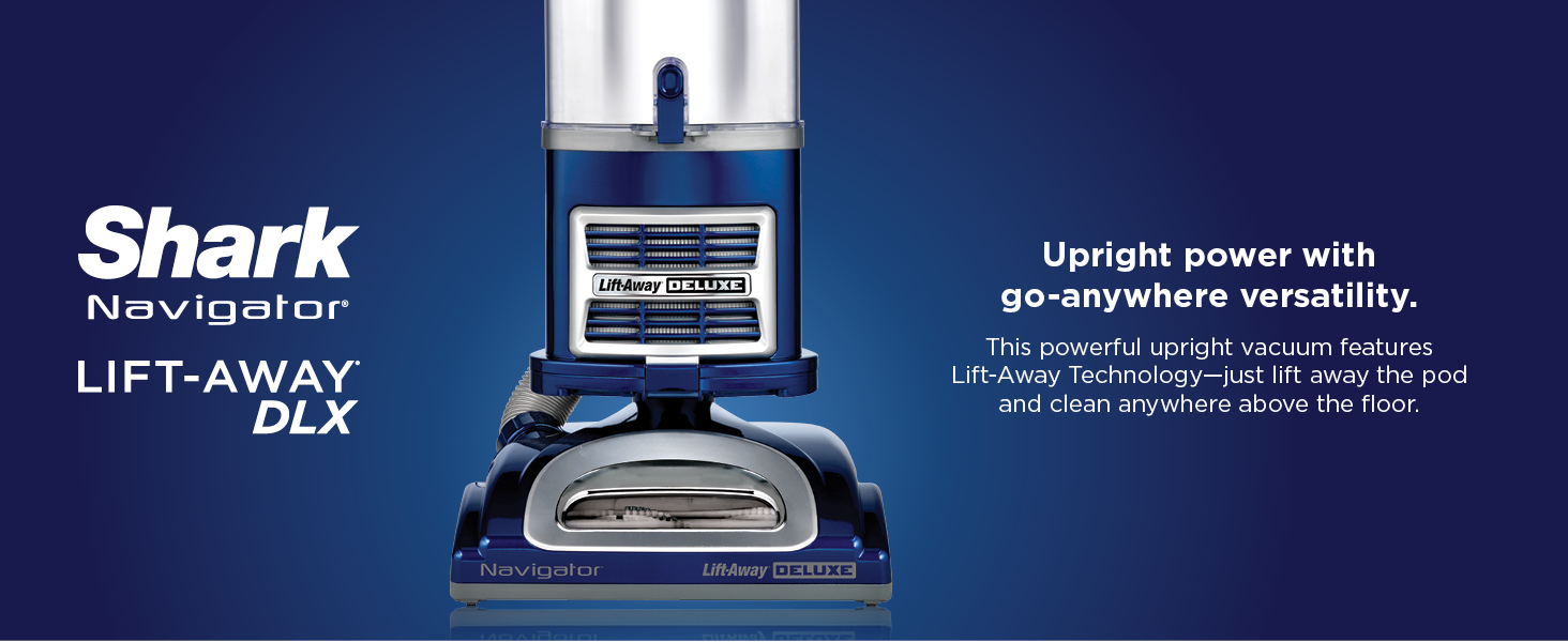 Upright power with go-anywhere versatility This powerful upright vacuum features LiftAway Technology