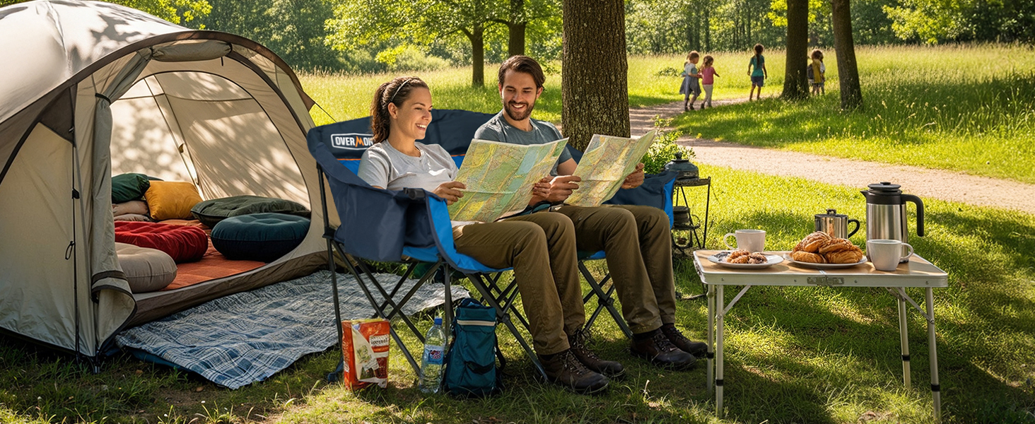 Overmont Oversized Double Camping Chair