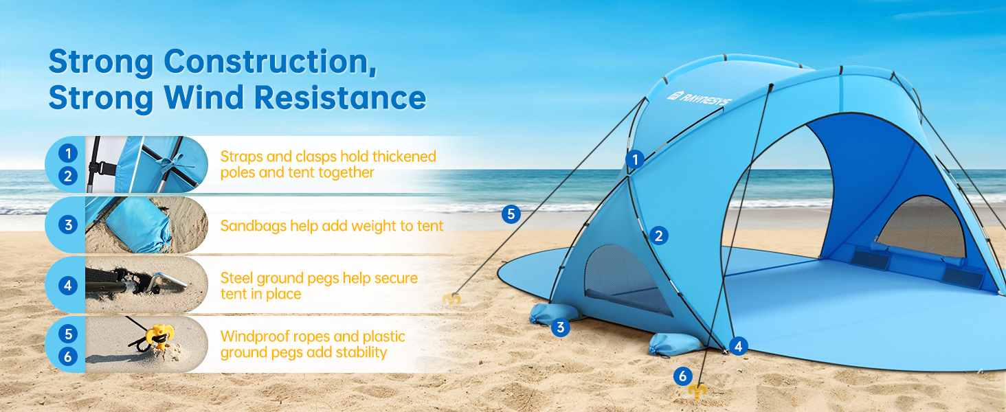 beach tent sun shelter