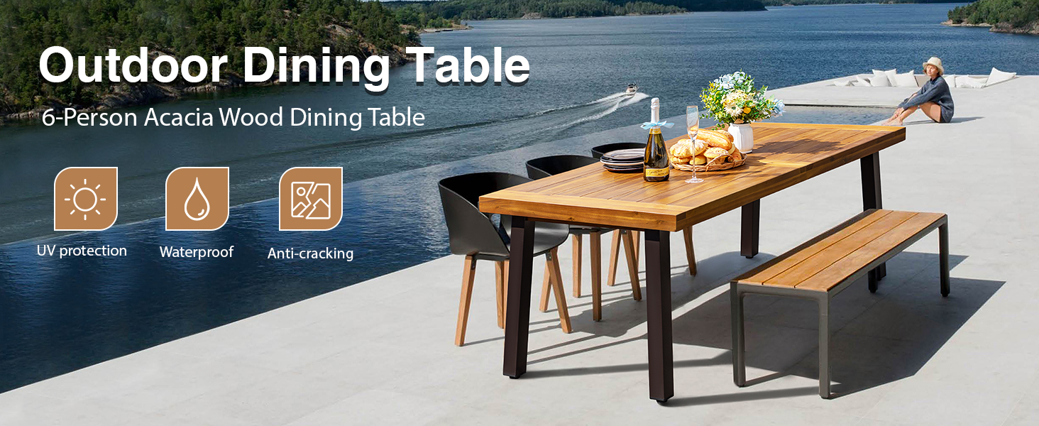 outdoor dining table