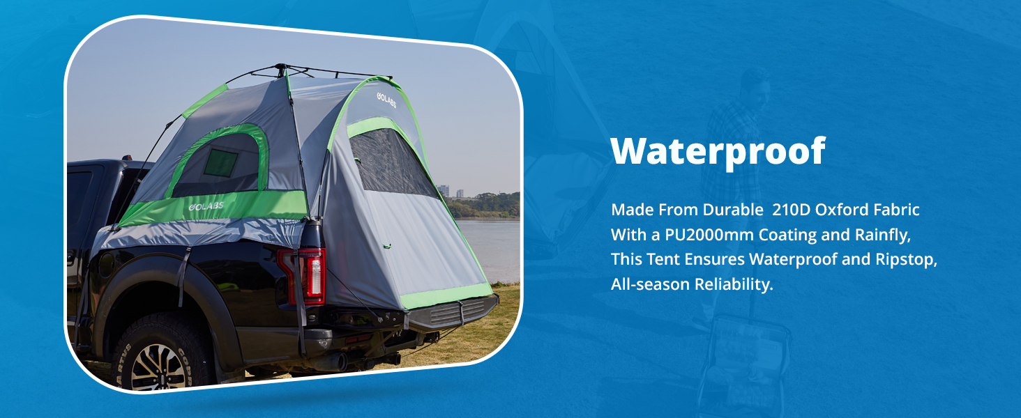 Golabs TE1 Truck Tent - 210D Oxford Fabric