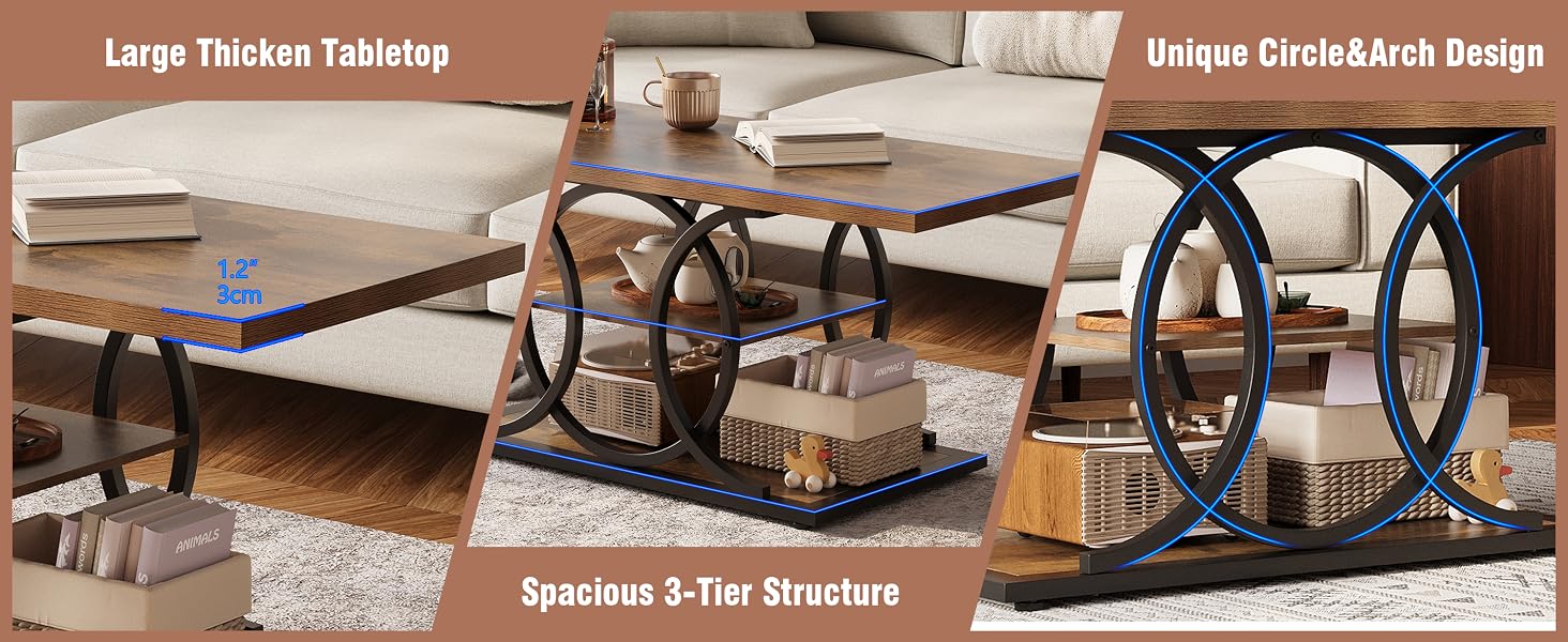 Details of coffee table
