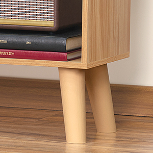 LEYAOYAO Wooden 7 Cube Book Shelf