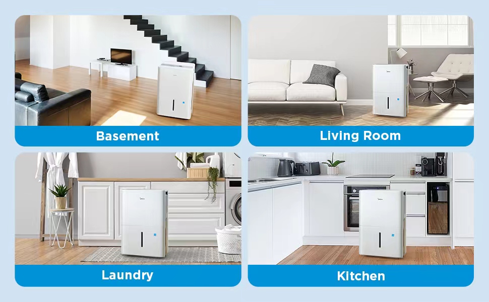 midea dehumidifier for basement with wifi