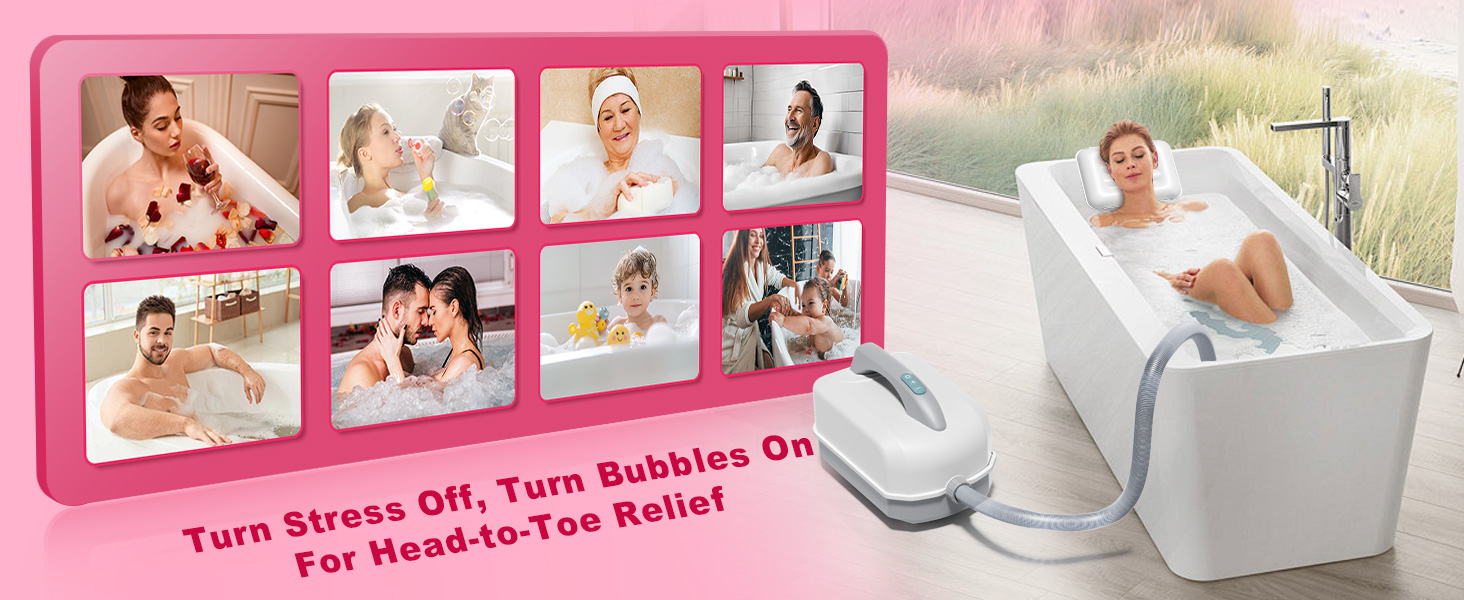 bubble bath machine, bathtub spa, bubble bath mat, bath spa, spa bath mat, bath jet