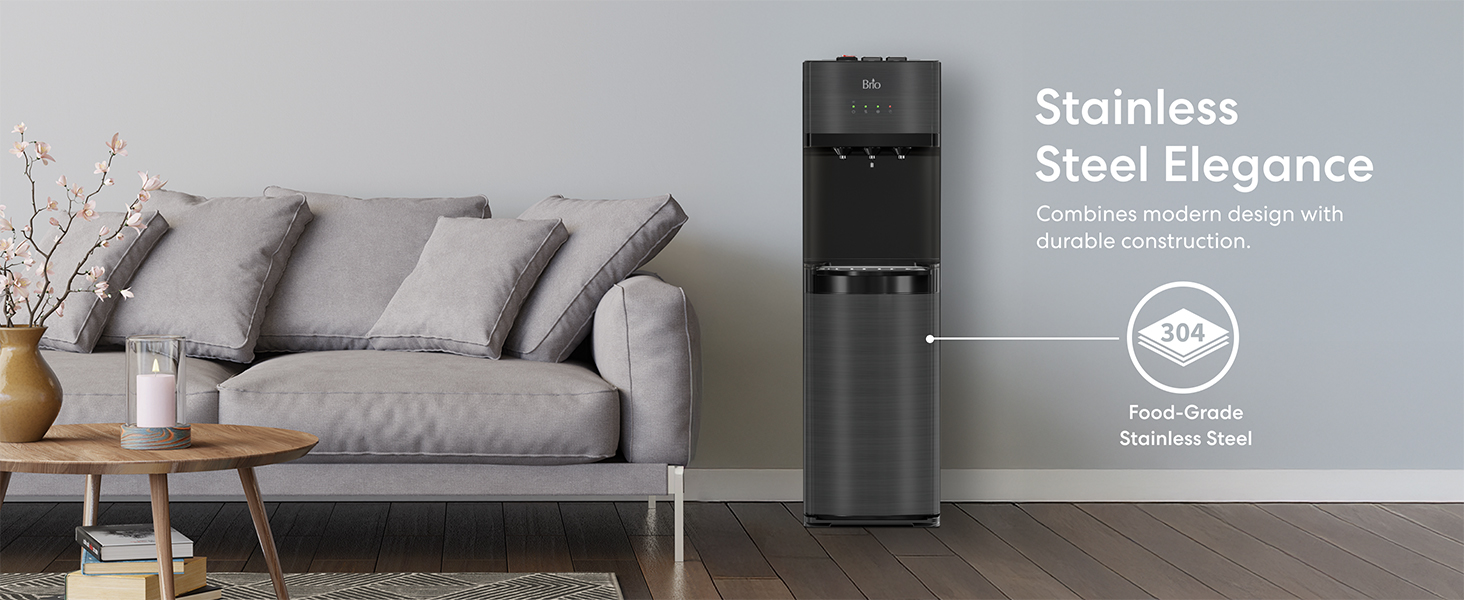 Stainless Steel Elegance: Combines modern design with  durable construction.