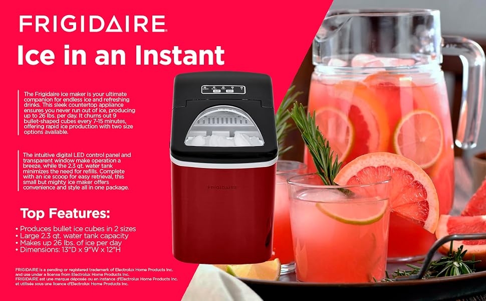Frigidaire ice maker countertop appliance ice maker 