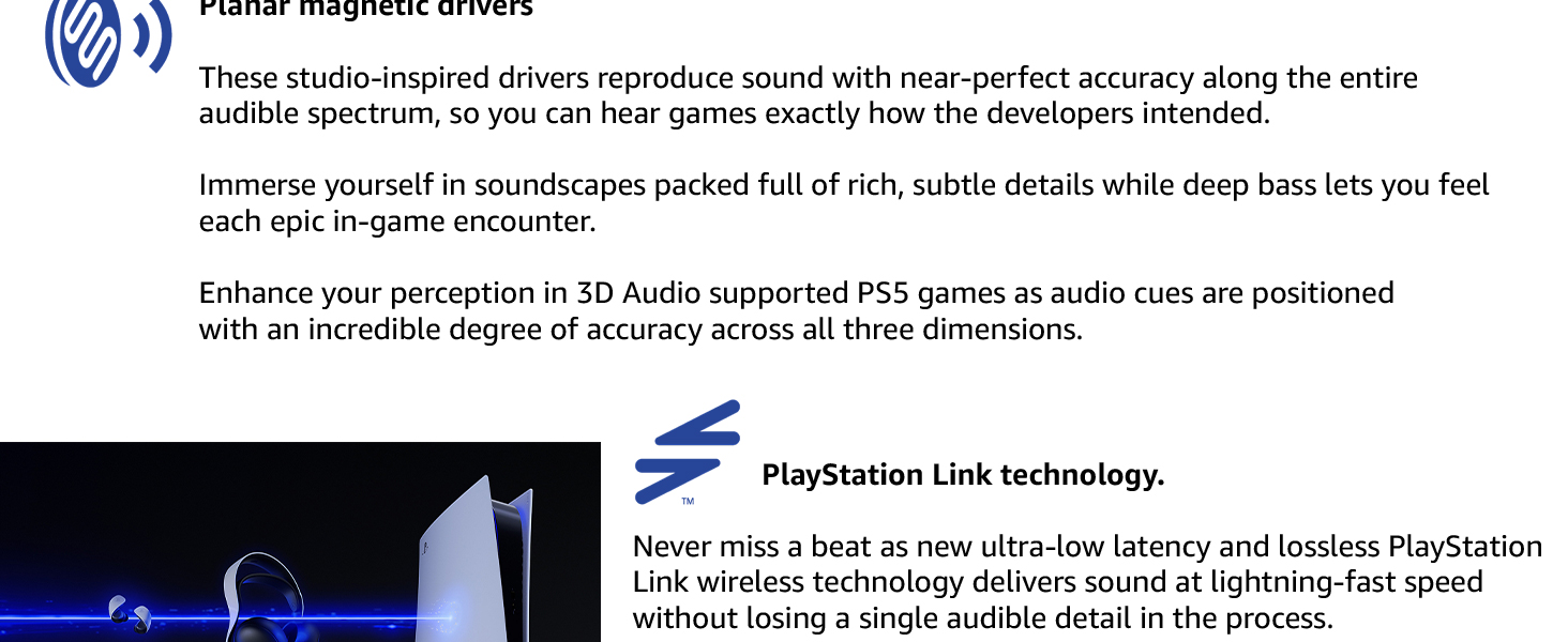 These studio inspired drivers repoduce sound with near perfect accuracy