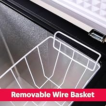 removeable wire basket
